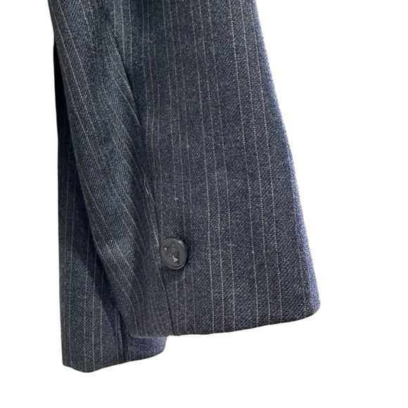 Pytchley Women’s Gray White & Blue Wool English Hunt Show Coat - Picture 4 of 8